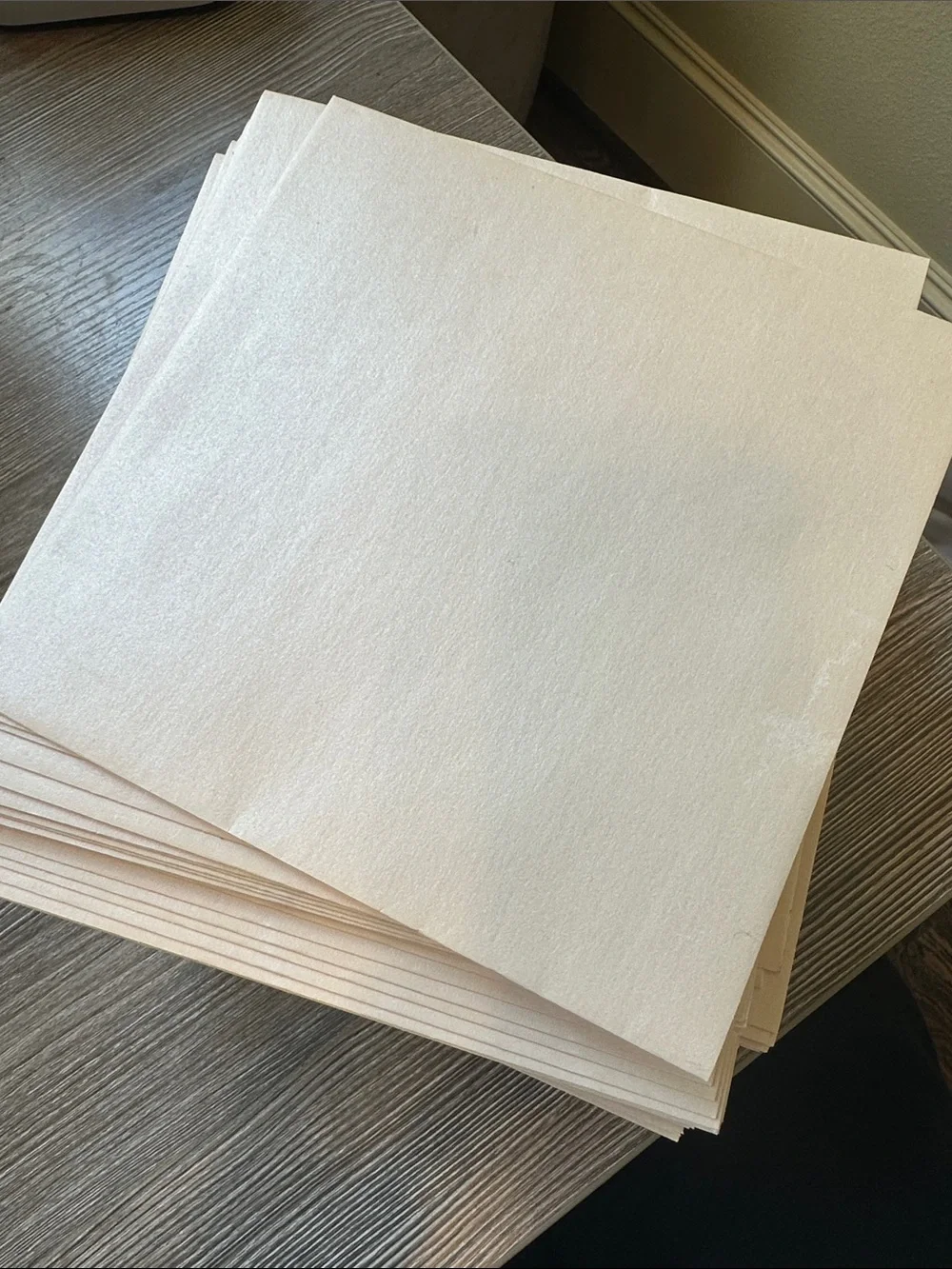 Pale Pearlescent Pink 6.5x6.5 Square Envelopes 150 Count